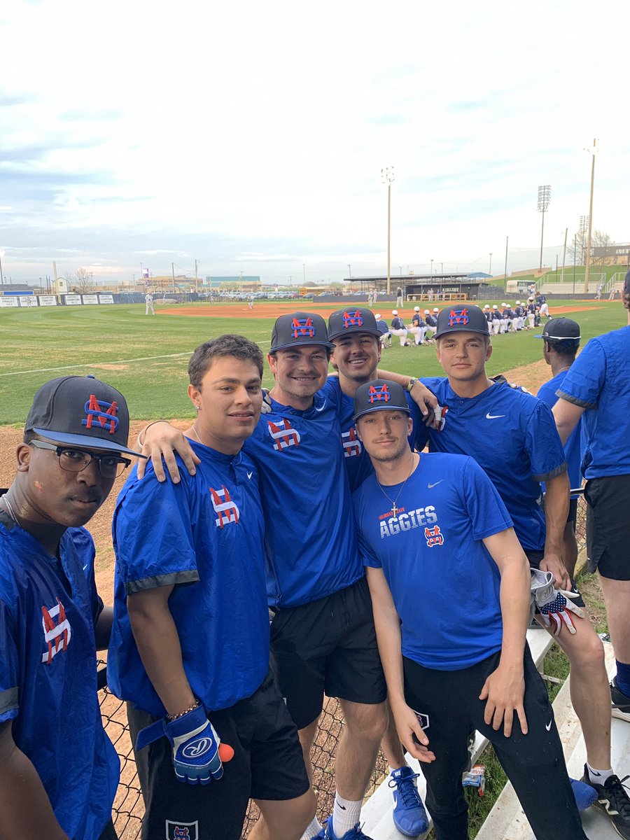 MSC_Baseball's tweet photo. ⚾️ATTENTION AGGIE FAMILY⚾️
As we are all so disheartened & and lost with the loss of baseball this year.
Please share with us a favorite picture or story you have about Aggie Baseball. And we will RT it share for all! #LetItLoose https://t.co/HtQeWUHBPx