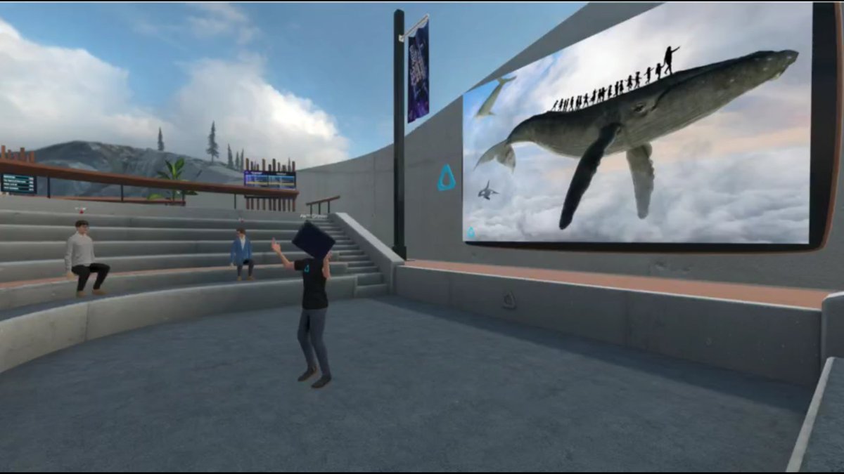 zhpanyuan's tweet image. #V2EC2020 world in #VR