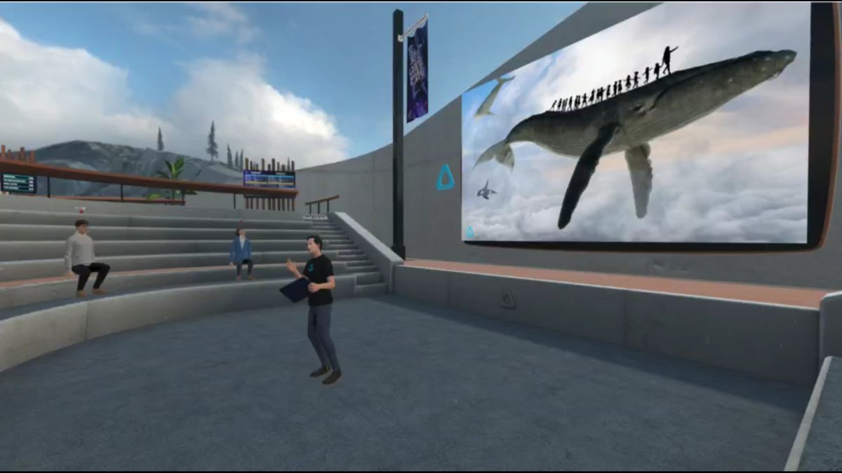 zhpanyuan's tweet image. #V2EC2020 world in #VR