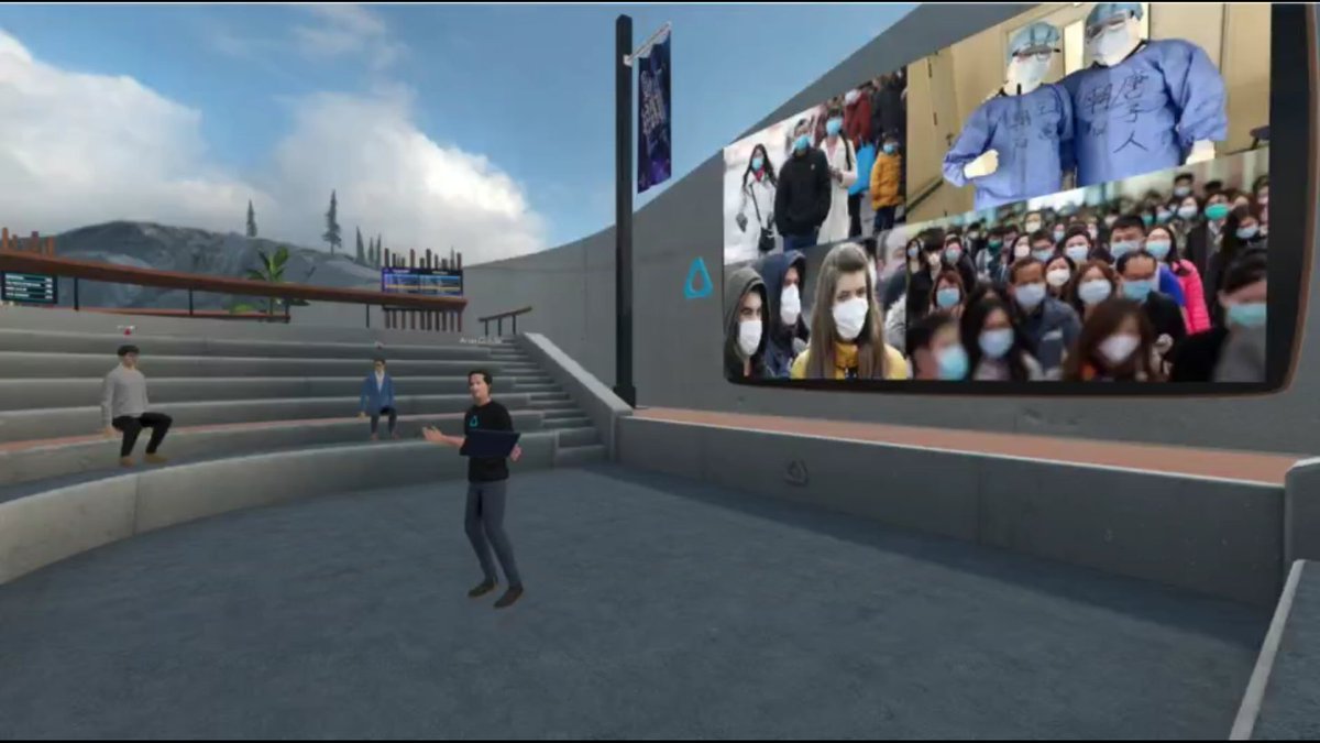 zhpanyuan's tweet image. #V2EC2020 world in #VR