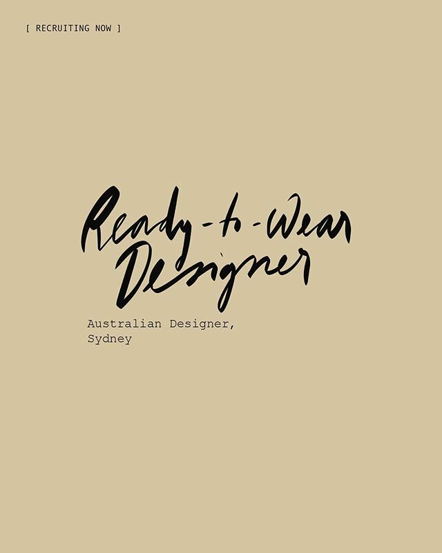UmencoTalent's tweet photo. UMENCO RECRUITMENT | We are recruiting two #RTW designers to be based in Sydney for successful Australian designers with loyal local and international clientele. To confidentially explore the exciting opportunities please reach out via : abriggs@umenco.c… https://t.co/pSNgN0wNyi https://t.co/m9aaiOzVNz