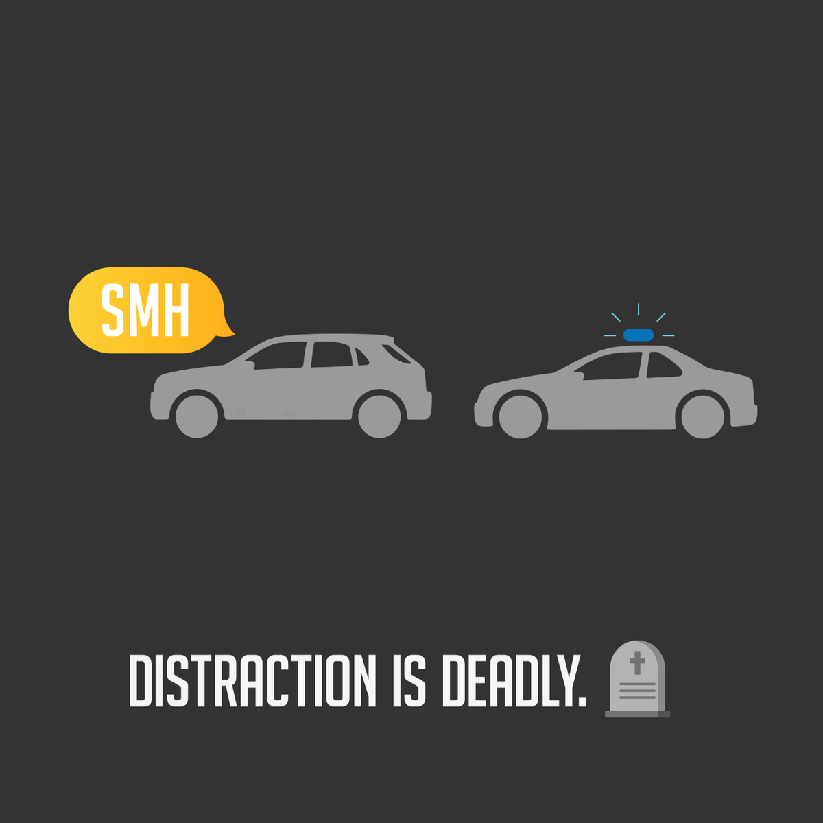Distracted driving puts everyone at risk! What are you doing to solve the problem? Remember, always #JustDrive. 

#HandsFreeTN bit.ly/DistractedTN