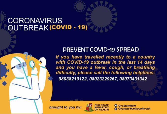 obamirinda's tweet photo. Hi @seyimakinde @oyostategovt @OyoStateMOH @FeedbackOYSG, my organization @ibadanshapers is running and advocacy campaign in #OyoState. We’ve been calling these lines and no one is picking up.
#COVID19 https://t.co/u7JU9PPnnr