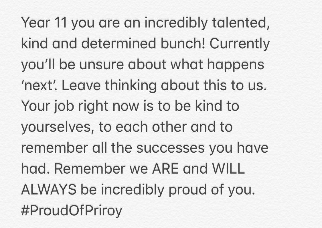 MissKAaron's tweet photo. Year 11 know this, we couldn’t be more proud of the wonderful young people you are.@Priorycsa #PrioryFamily #OncePrioryAlwaysPriory                🌟🙌🟣🟢🙌🌟 https://t.co/P3gMzztNpO