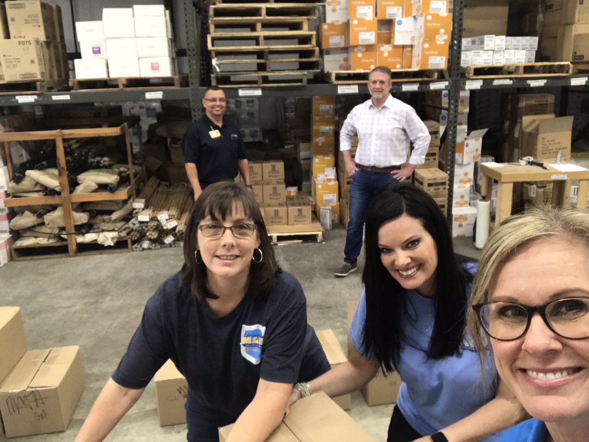 staceyamilton's tweet photo. Thanks to our guys in the PrintShop for staying after midnight to get copies made for our kiddos and to our friends in the warehouse for putting up with these elementary supervisors for 2 days! 😊#makingithappen #LivingstonMADE @Livingston_PPS  @ShannaSteed @DebbiePTate https://t.co/Yg2EVM5dkg