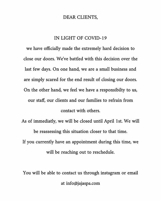 In light of Covid-19 ift.tt/391Tpwy