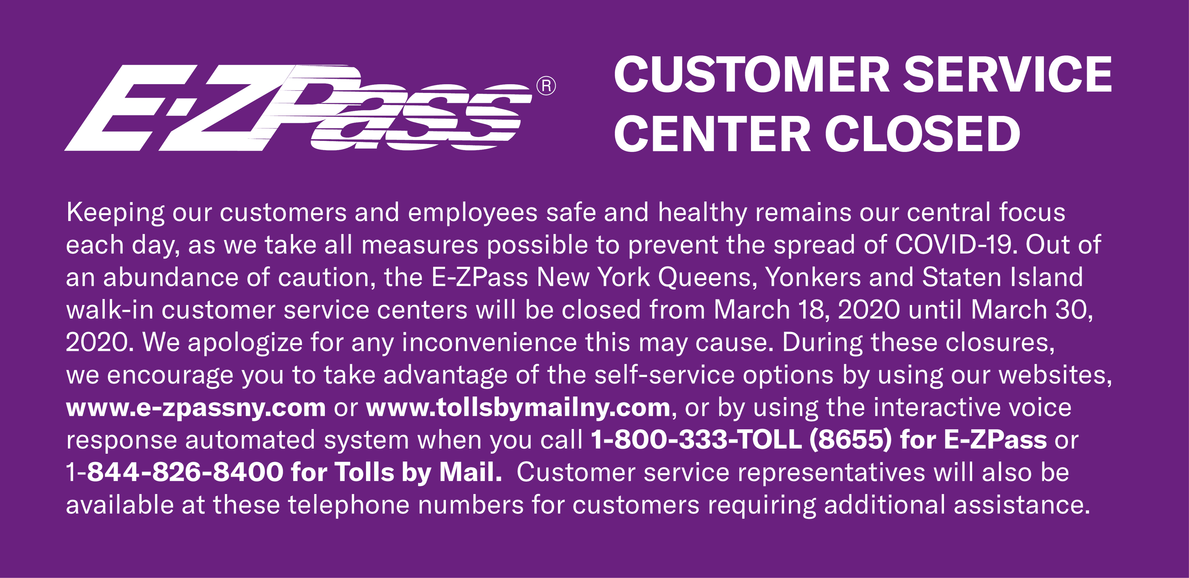 E Zpass Customer Service