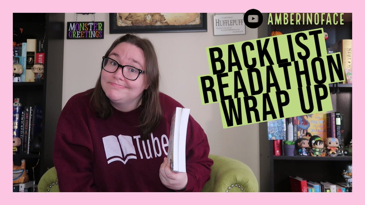 amberinoface's tweet photo. My wrap up for @backlistreads went live today! Find out what I accomplished for it here: https://t.co/CTrzoBve1M #booktube https://t.co/lcyJigBzX6