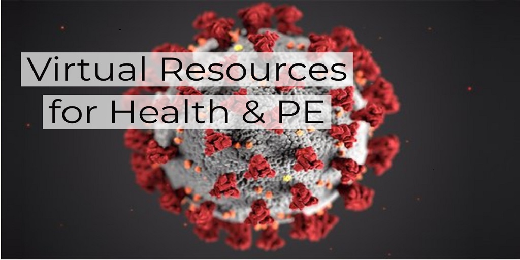 COVID-19 Resources Page - 03/18 Update #HPEatHome

NEW: Technology Resources Tutorials - <a href="/PhysEdApps/">Matthew Bassett</a> &amp; <a href="/meg22mac/">Megan McCollom</a> 
Tips for Health &amp; PE Administrators During COVID-19 School Closures - <a href="/jlobianc/">Judy LoBianco</a> 
Physical Activity Log
Resources from <a href="/CATCHhealth/">CATCH Global Foundation</a> &amp; More

👉shapeamerica.org/covid19-resour…