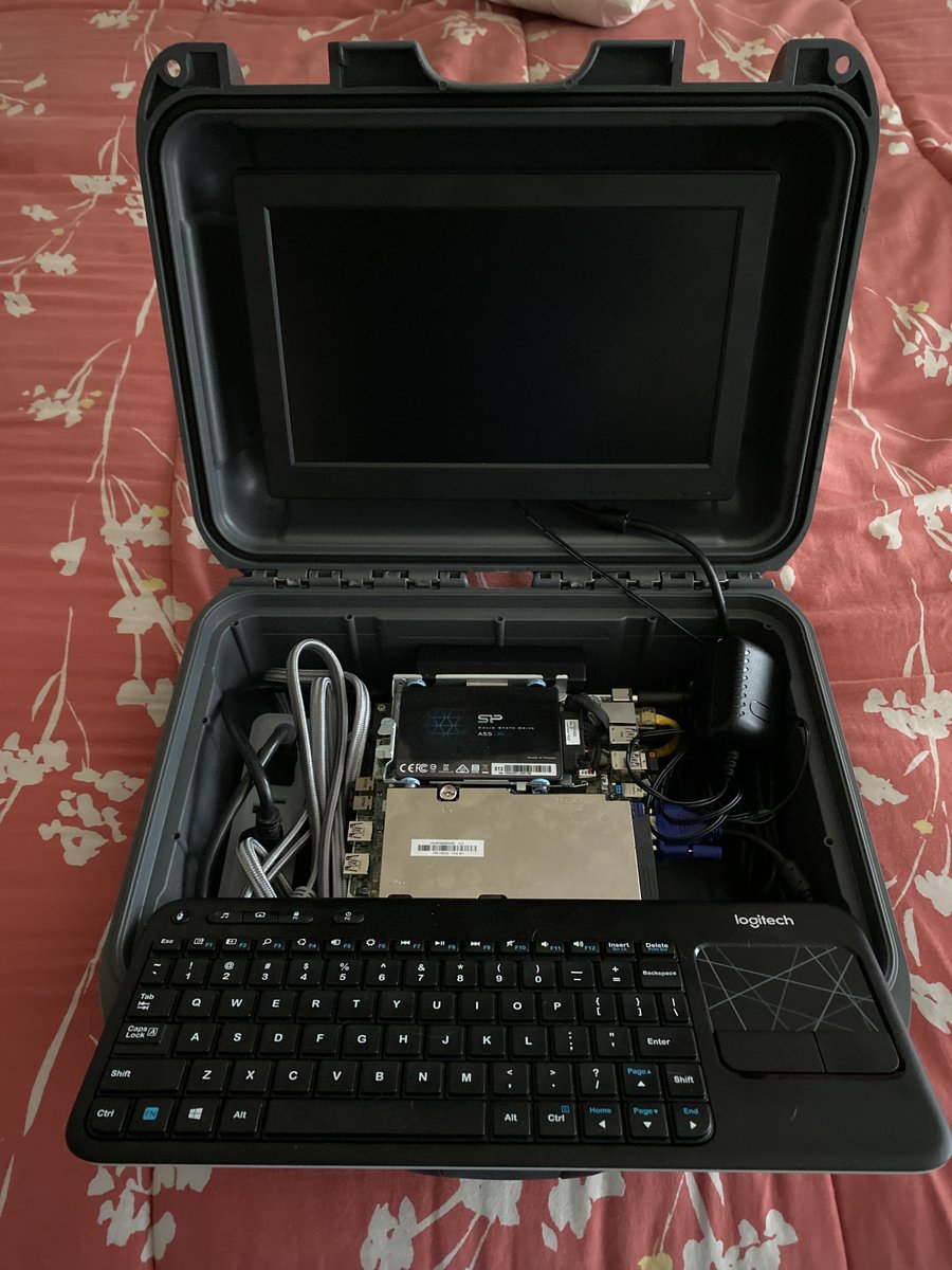 clemenko's tweet photo. The new cluster-in-a-box, aka #RoxBox, is almost done. Just need to get a few more stickers from @Rancher_Labs and @traefik. When the world gets healthy I hope to show the #RoxBox off! https://t.co/AzwPh5dFpO