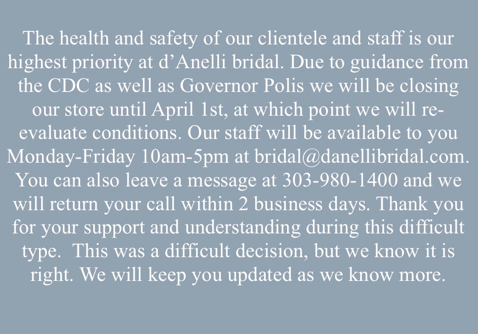 d'Anelli Bridal (@danellibridal) on Twitter photo 