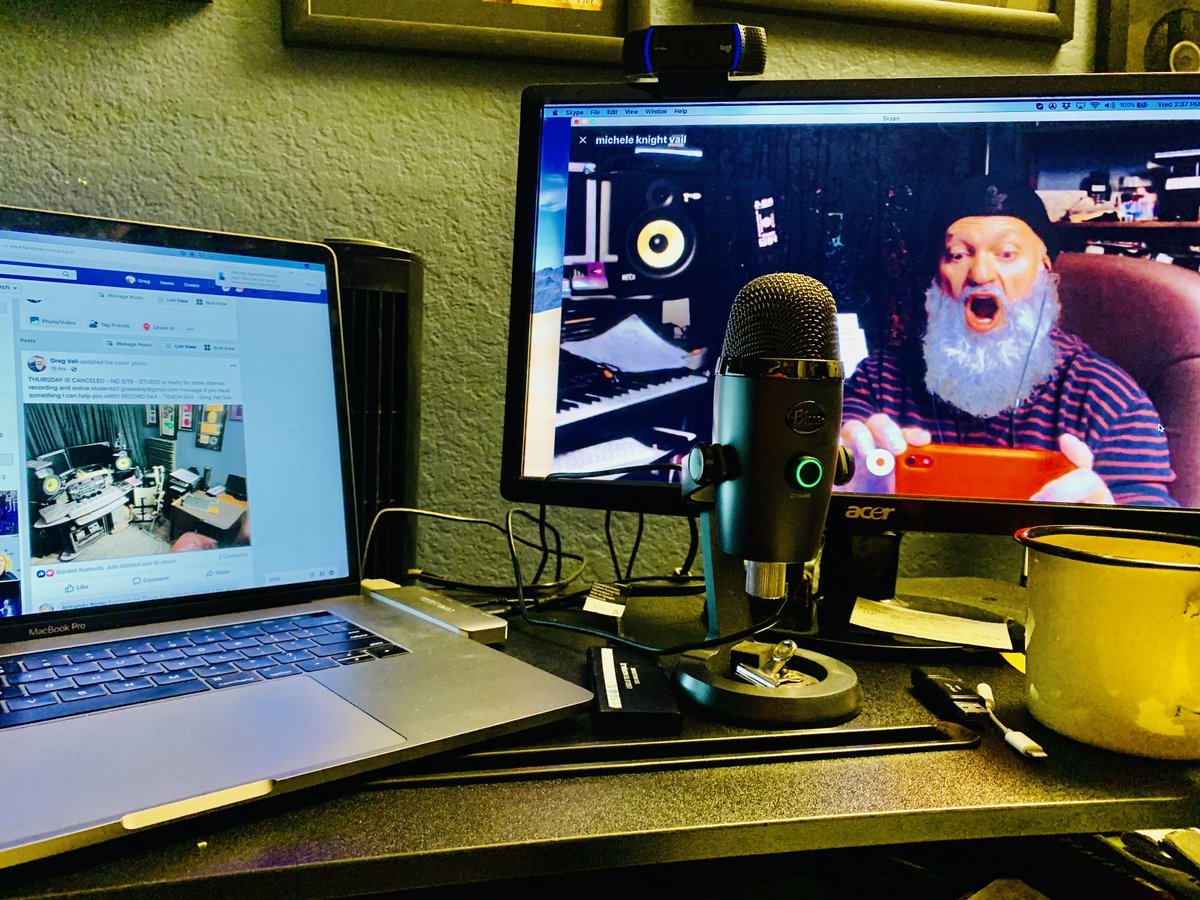 gvSAXBOY's tweet image. Using In Ear's to hear you and best help you with saxophone issues. Skype and Zoom work well but the internet can complicate all of this.... Skype Saxophone Lessons Booking this week now! #skypelessons #skypesaxlessons #zoomlessons #internetsaxlessons #learnthesaxonline #gregvail