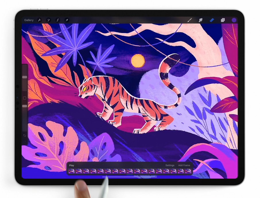 Just spotted the new iPad Pro video and saw the featuring of <a href="/Procreate/">Procreate</a> in the clip. Nice one.