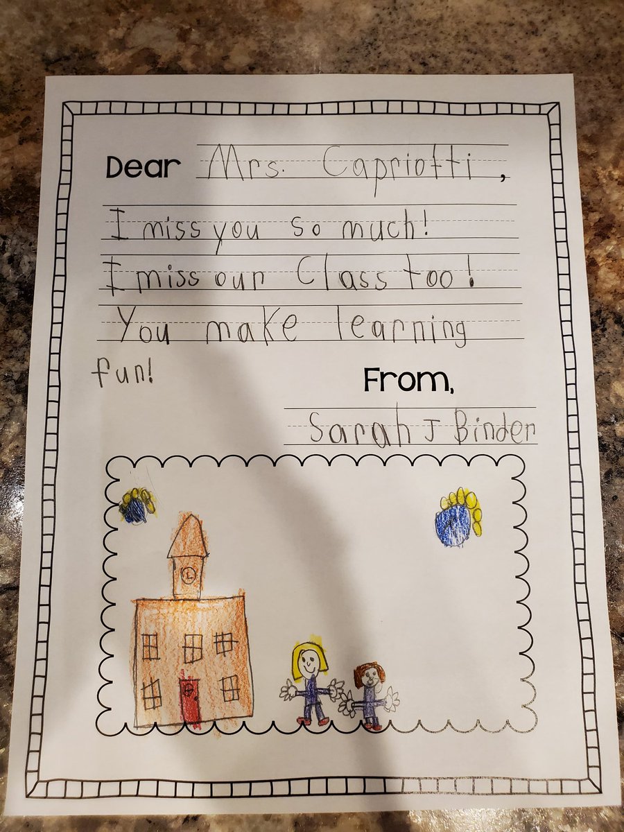 SmilesBinder82's tweet photo. @Willow_Dale_ES Wednesday Challenge #pumapride #teamCSD @Centennial_SD We miss you WD!! 
💙💛🐾😀 MB wrote his letter to Mr. @bauerle_frank and SJ wrote hers to Mrs. Capriotti ✏ https://t.co/3N3wNXkJdE