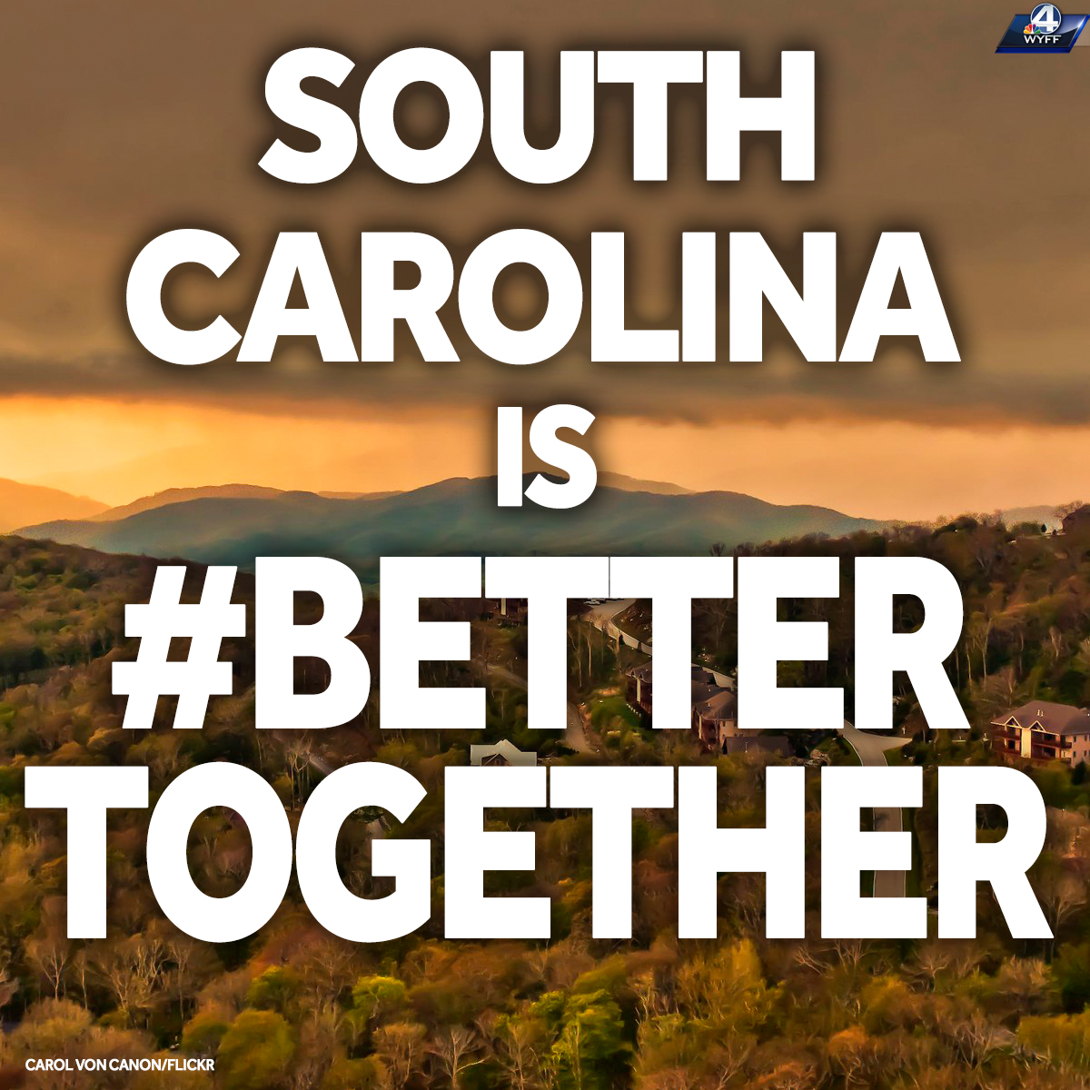 wyffnews4's tweet image. Give a ♥️ to share this positive message during these trying times! #southcarolina