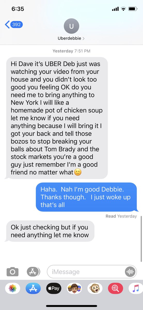 Find yourself a friend like Uber Debby