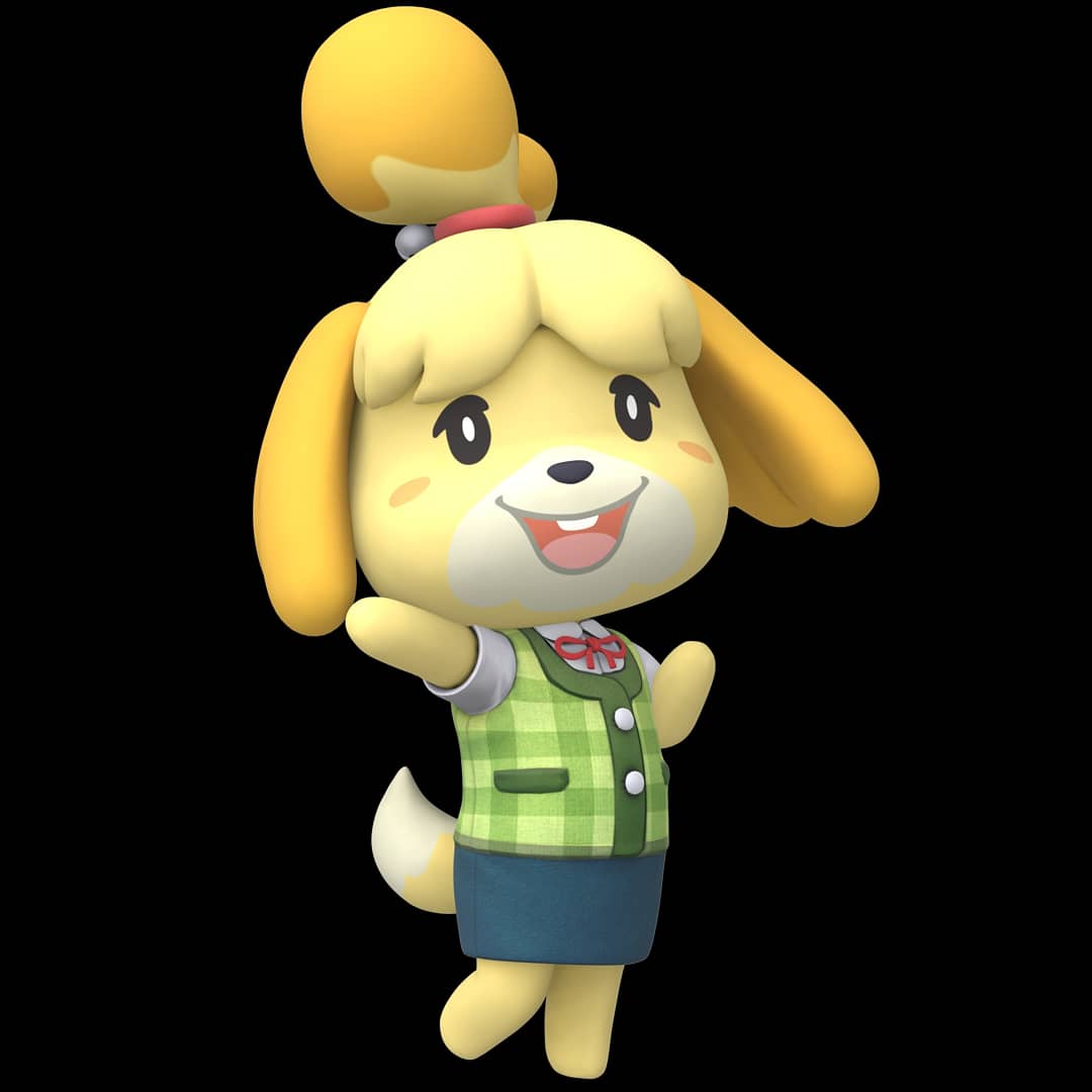 ScrewAttack_Art's tweet photo. Isabelle themed for @alanadayz 

#nintendoswitch #AnimalCrossingNewHorizon #SmashBrosUltimate https://t.co/lm6E4ifQJ6