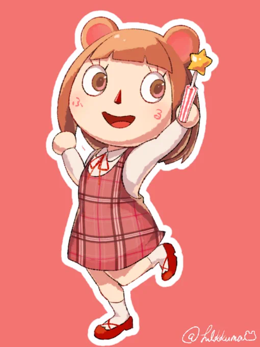 どうぶつの森ver.描きました、自分です#あつ森待機民と繋がりたい #あつまれどうぶつの森 
