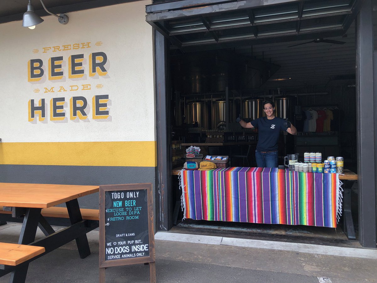 Come see us fam! We will keep our distance and get you the goods. 

Beer to go: 12-8PM Tuesday-Sunday

Order online here: zilkerbeer.com/shop/?v=7516fd…

Thanks for your continued support. 💛