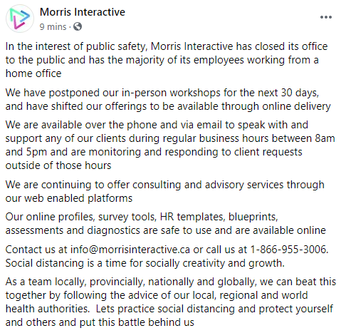 Morris Interactive tweet media
