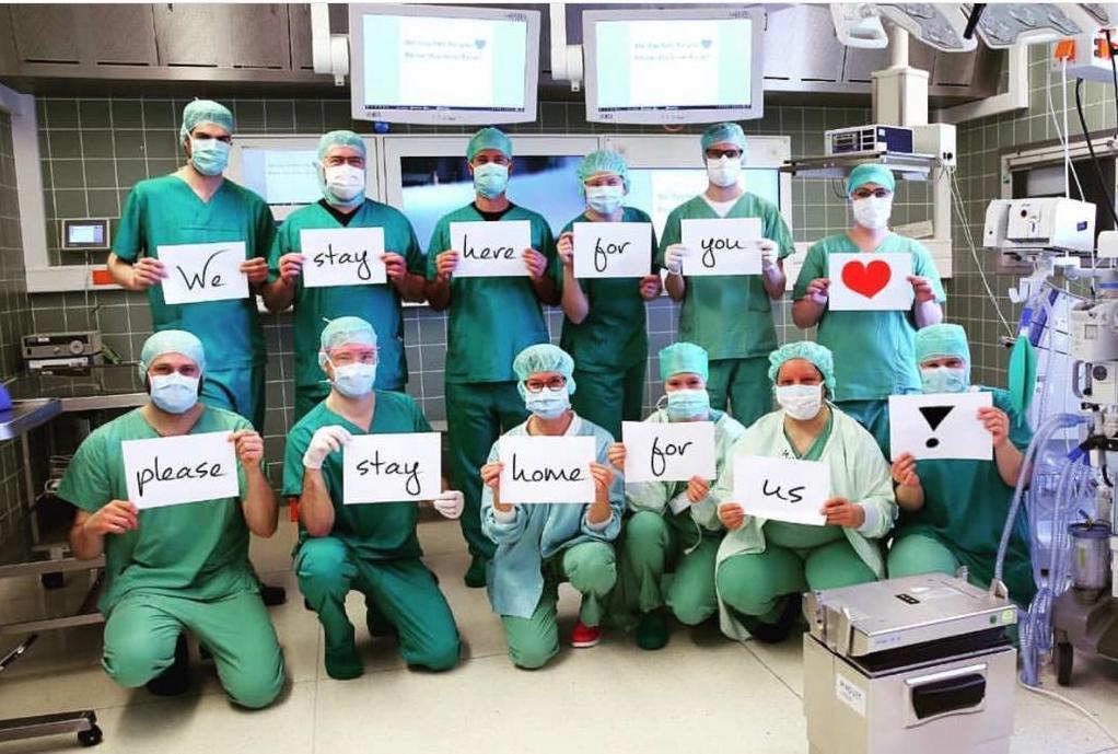 Appreciating all those who 
#StayHome 
You are keeping us safe so we can care for you!
#GetMePPE 
<a href="/meganranney/">Megan Ranney MD MPH 🌻</a> <a href="/choo_ek/">Esther Choo, MD MPH</a> 
<a href="/JosephSakran/">Joseph Sakran</a> <a href="/AlisonBrindle/">Ali Brindle</a>