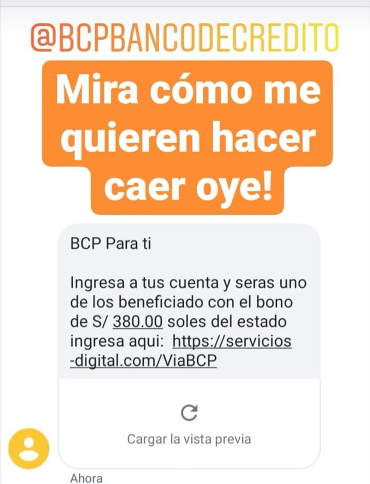 ELPalomo_Blog's tweet photo. #ALERTA #URGENTE #BCP #PHISHING Unos DESGRACIADOS están aprovechando todo el pánico del #CoronaVirus para engañar a la gente mas necesitada con el asunto de los 380 soles que brinda el estado.

pd: encima estos INEPTOS no configuran bien su servidor que se puede enumerar todo! https://t.co/al8kB4ixq2