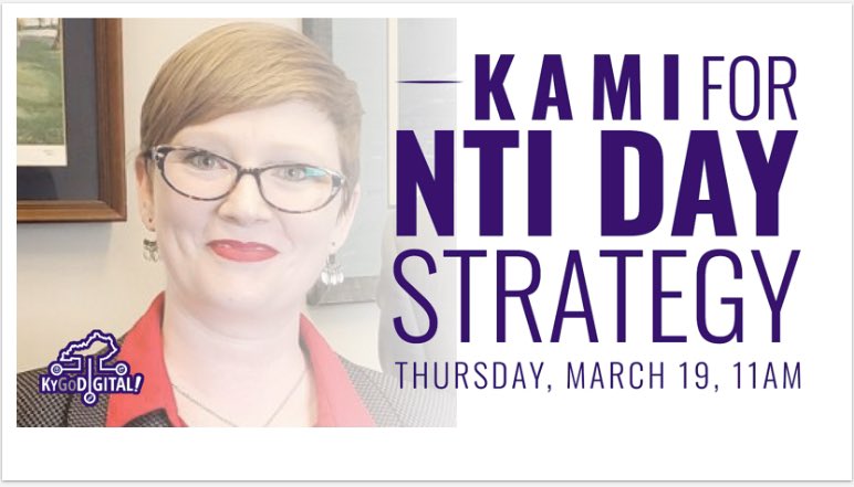 Our #MyNTIKy #KYGoDigital LIVE Support Series continues tomorrow with <a href="/MrsDPearsall/">Mrs. Danna Pearsall</a> SHARING KAMI.  Tune it at 11 EST by going to kygodigital.com.  Together We Are Brilliant.  YES.
