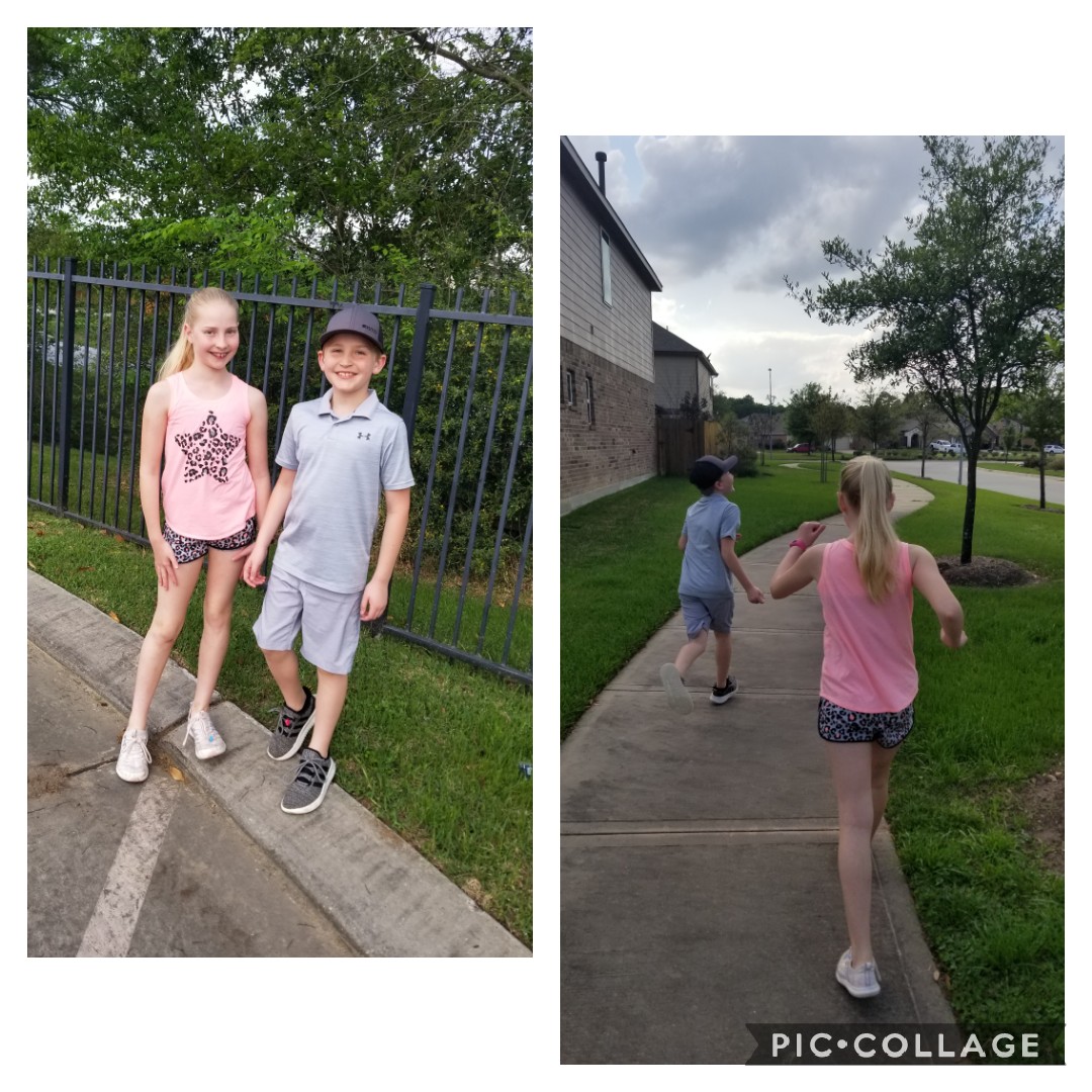 One trying to get the other to race.  <a href="/ptomahaffey/">PTO Mahaffey</a> <a href="/MahaffeyKISD/">Mahaffey Elementary</a> #VirtualSpiritWeek