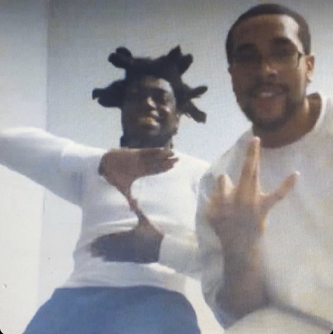 Akademiks's tweet photo. Kodak Black locked down but they ainโt taking his spirit. 2 years left. https://t.co/ivtPPqpOPL