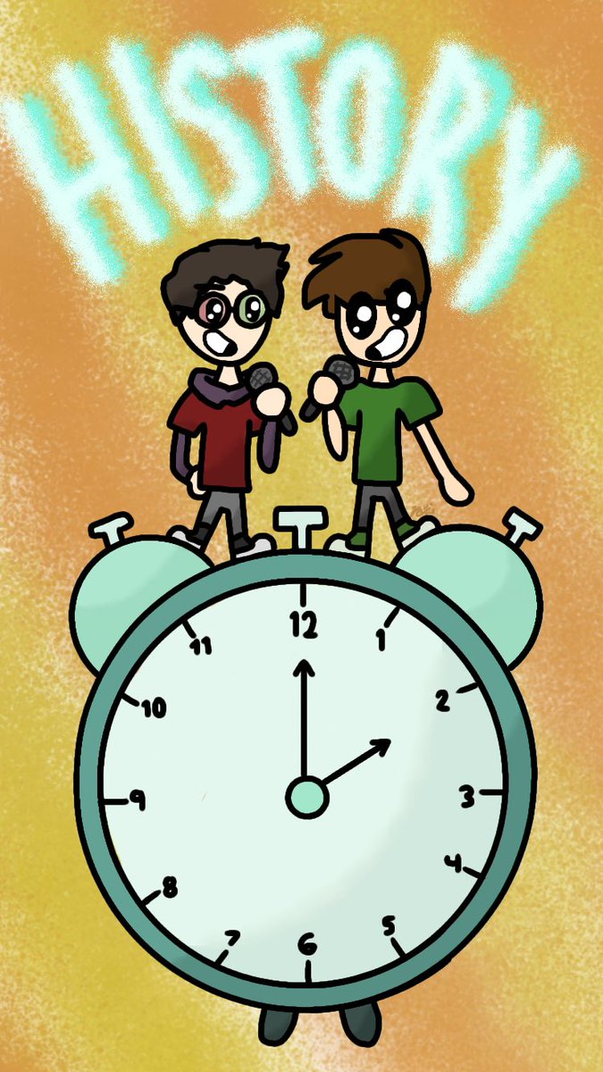 I was inspired by <a href="/klovyn/">kevin</a> and <a href="/InfamousSwoosh/">Brody</a>’s cover of “History” to draw this 🎤⏰