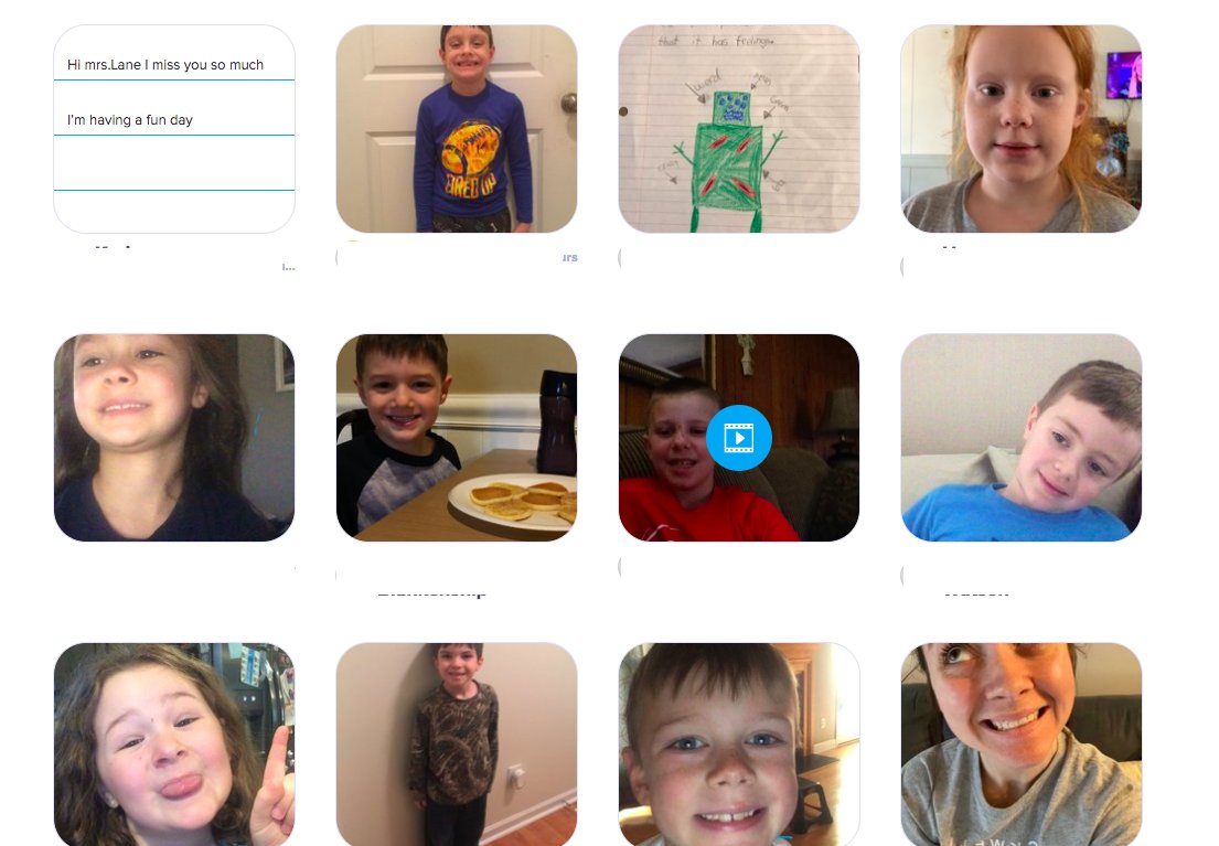 Missing my babies something terrible, BUT I love that I can still see their smiling faces using ClassDojo. I can't wait to continue to see their hard work and help them learn and grow from home. #eLearning #VirtualLearning 
<a href="/RES_RSSS/">Rockwell Elem NC</a> <a href="/JenniferWarden5/">Jennifer Warden</a> @RES_halexander