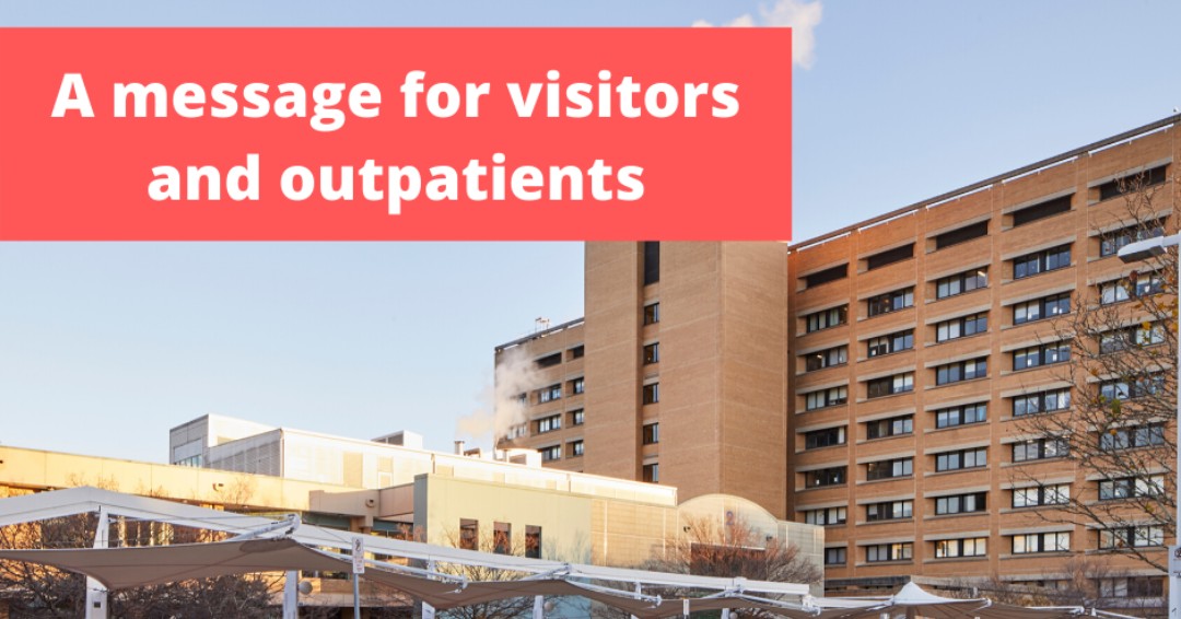 To help slow the spread of #COVID-19 and to keep our patients and staff safe, Canberra Health Services (CHS) will be limiting the number of visitors and other non-essential people on our sites effective immediately.