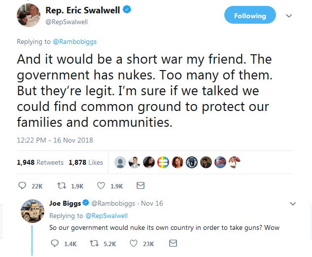 FakeMediaNews's tweet photo. @stlpcs We need #CommonSenseDemocratControl
#VoteOutAllDemocrats
#DemocratGunGrabbers such as Eric (#NUKEM) Swalwell https://t.co/YpRgtK7JeL
