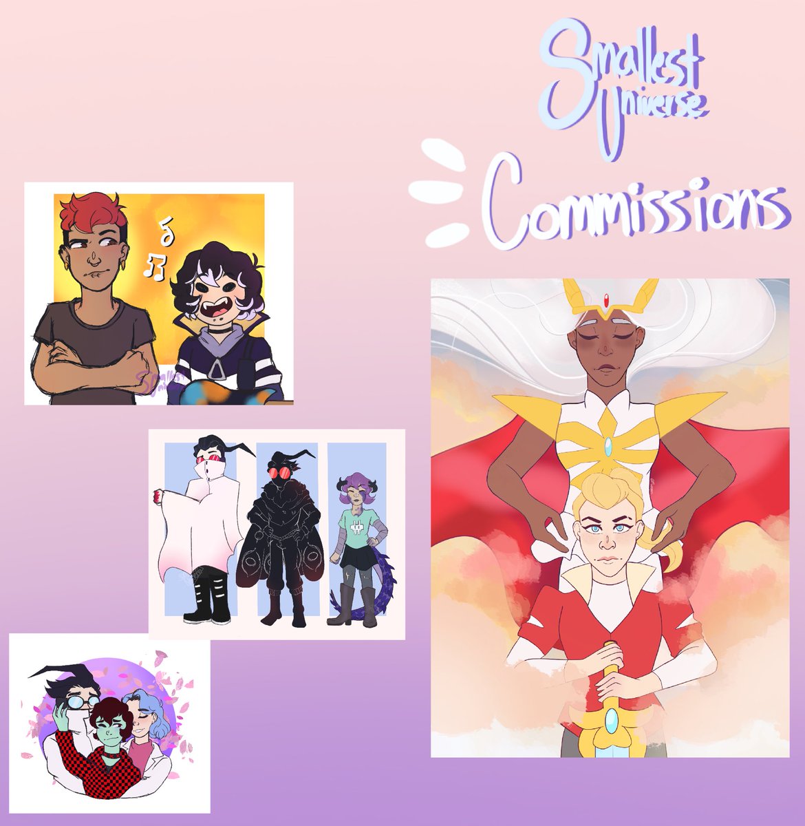 scientistamb3r's tweet photo. My commissions are now open if anyone is interested! Since my profile is hard to navigate here’s some example artworks✨ https://t.co/TBOdBE9LiQ