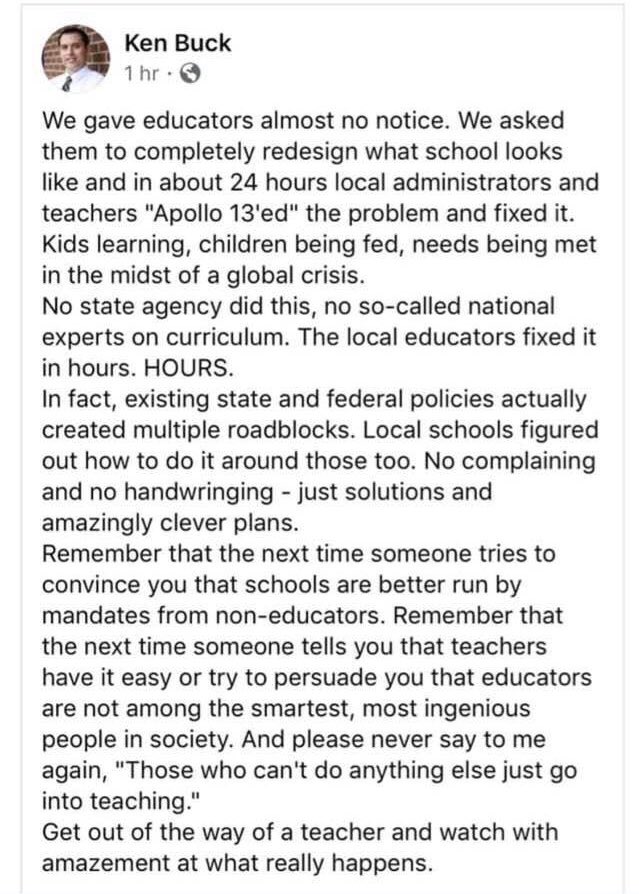 Who wears a cape? Many people do including educators as this is 100% accurate.