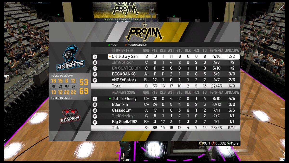 SSBAPhilly's tweet image. Game vs @SSBA_KNIGHTS tonight. Had a slow but a big 2nd half secured the W!! Gg’s New York! @Eden1OM @TedGrizzley @GassedEm_ @SSBAPro @2kDiscord