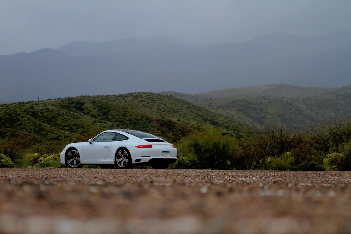 I love the desert in the rain. Especially with a <a href="/Porsche/">Porsche</a> 911.
