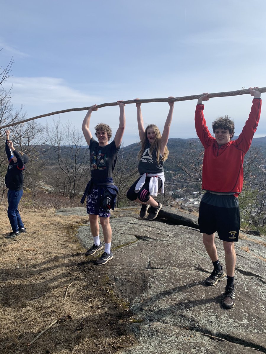 The Hansen family is getting outside and staying strong.  Remember to exercise to help keep your bodies healthy amidst all this.