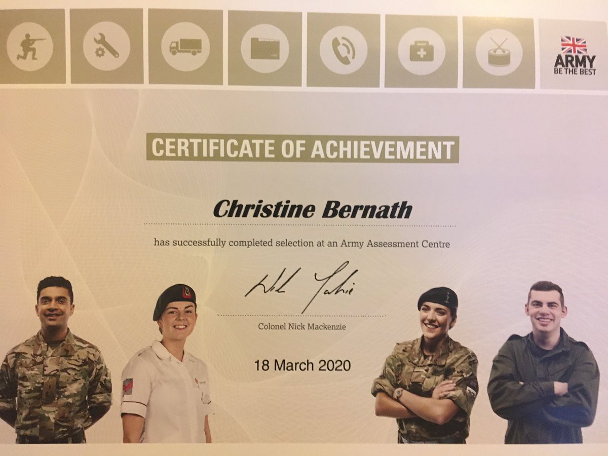 Amid the Covid-19 drama I’m super chuffed to be amongst the last intake to get through Pirbright Assessment Centre before lockdown 🙌