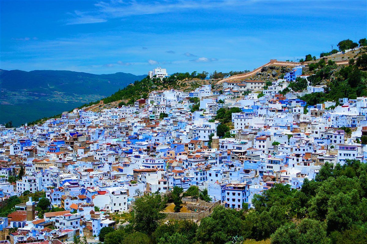 A scene + a song: blue pearl of the rif, Morocco