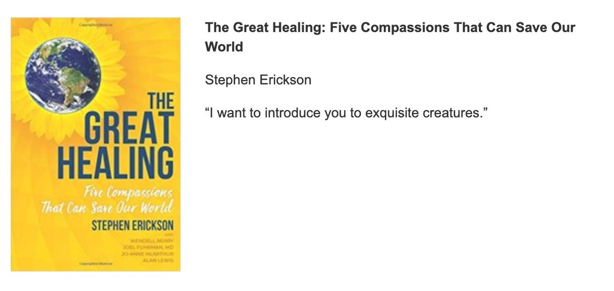 FarmAnimalCE's tweet photo. . @PublishersWkly chose 'The Great Healing - Five Compassions That Can Save Our World' book for Feb 2020 best First Lines! https://t.co/MnrzKNnBvm #books #book #Reading #booklover #environment #ClimateChange @thegreathealing https://t.co/7W4Xzn0la4 https://t.co/sbsE9orRqA