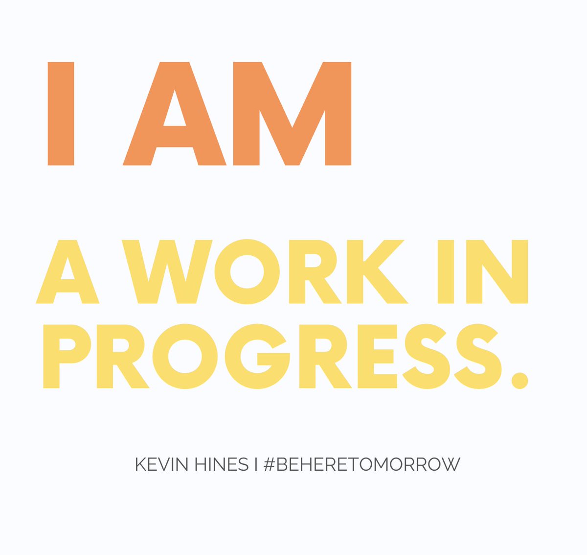 KevinHinesStory's tweet photo. Recovery is a journey. It takes time, effort, hard work and hope. I am a work in progress. Retweet if you are also working on your self. One day at a time. 💛 #beheretomorrow https://t.co/8ICPNRO3WF