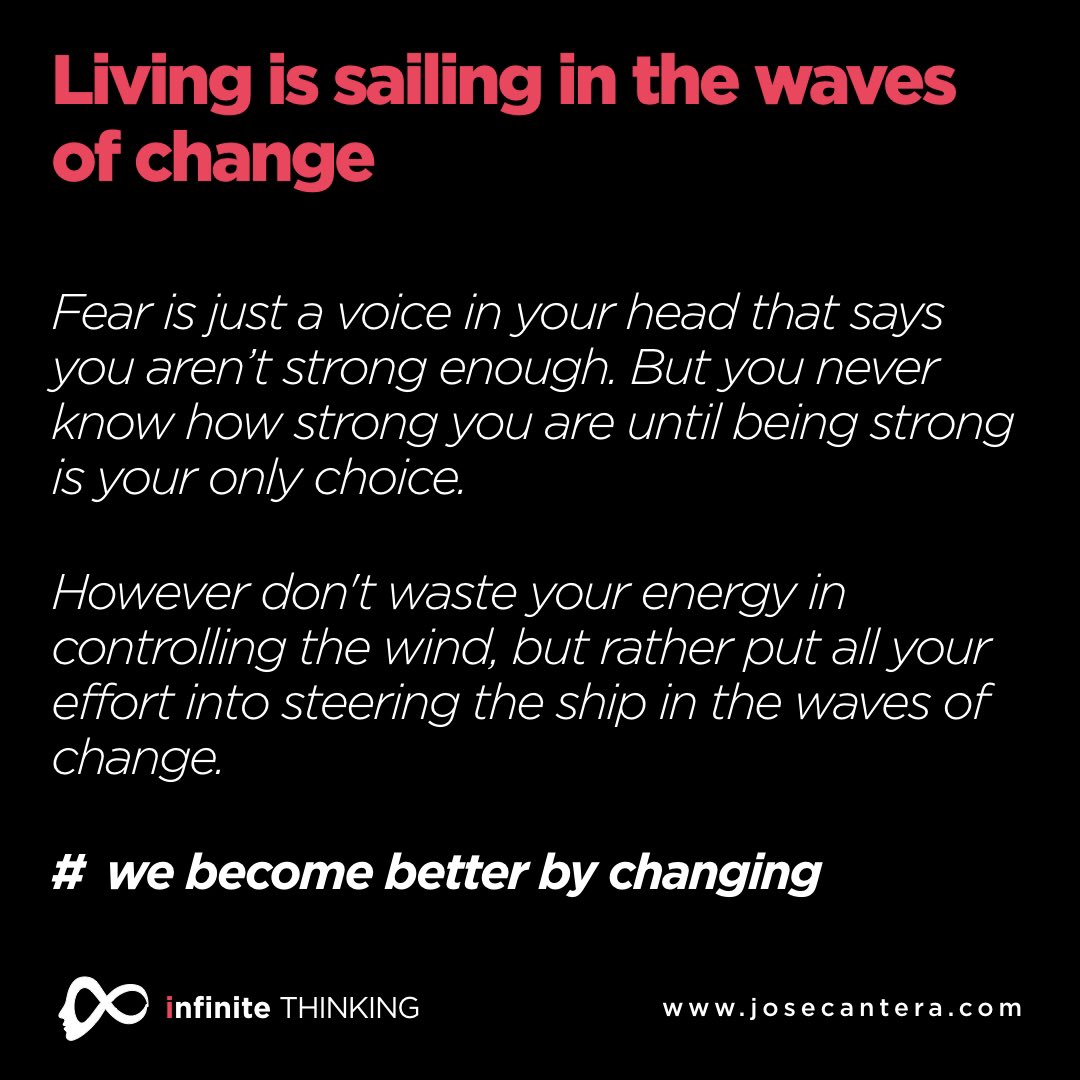 #webecomebetterbychanging #infinitethinking #life #change #togetherisbetter