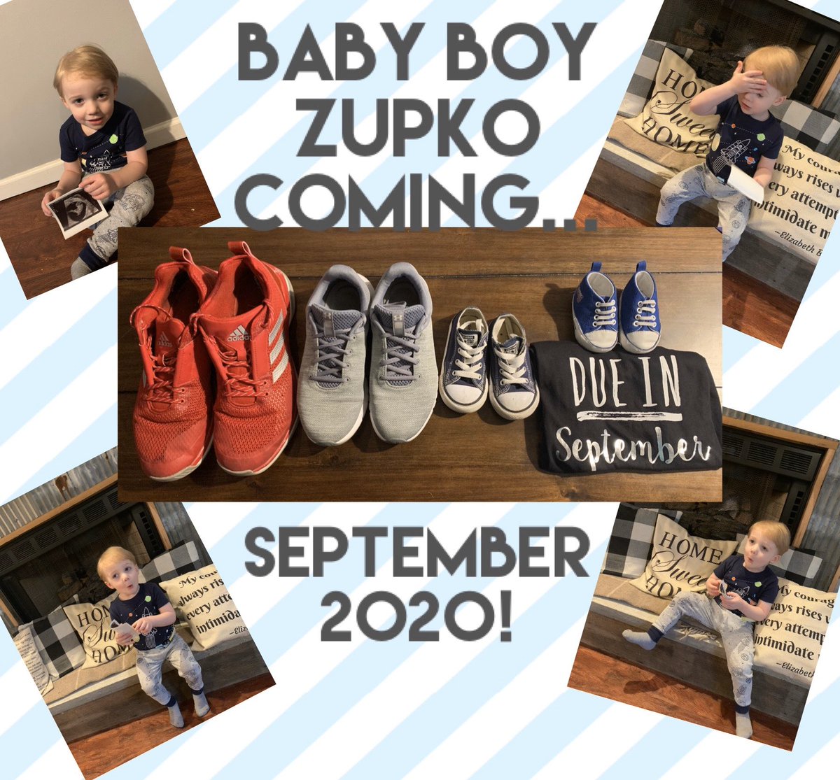 SZupko928's tweet photo. Clark is going to be a big brother! Daddy and Mommy are super excited for another sweet baby boy! https://t.co/tfHSNvHjOq