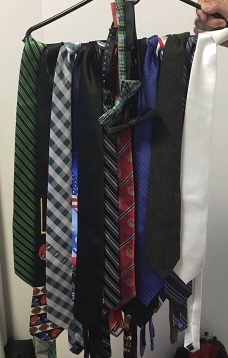 LynnUDebate's tweet photo. @CohenNFLMusical @DanEvans108 What do you have more of: Hats or ties? https://t.co/x4B1vL0gMP