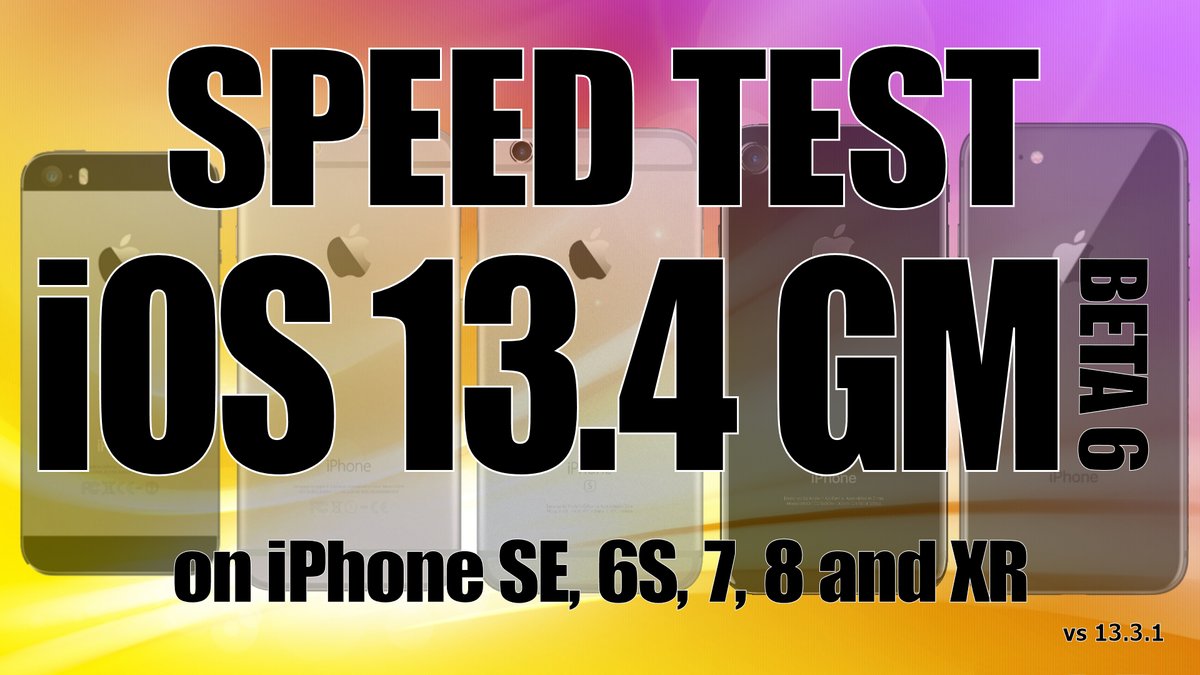iAppleBytes's tweet image. Speed Test iOS 13.4 GM / Beta 6. This is what the final will be like!
youtu.be/50MK6ppE8WI
#iOS134 #AppleNews