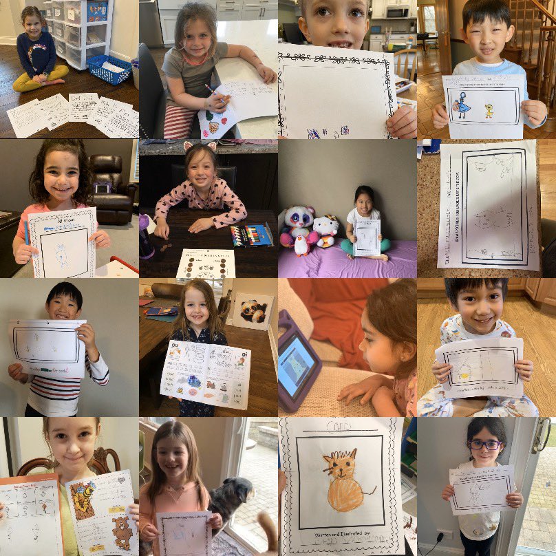 willowbrookKH's tweet photo. Day 2 of e-learning in kindergarten! #d30learns https://t.co/8TPMtpde3J