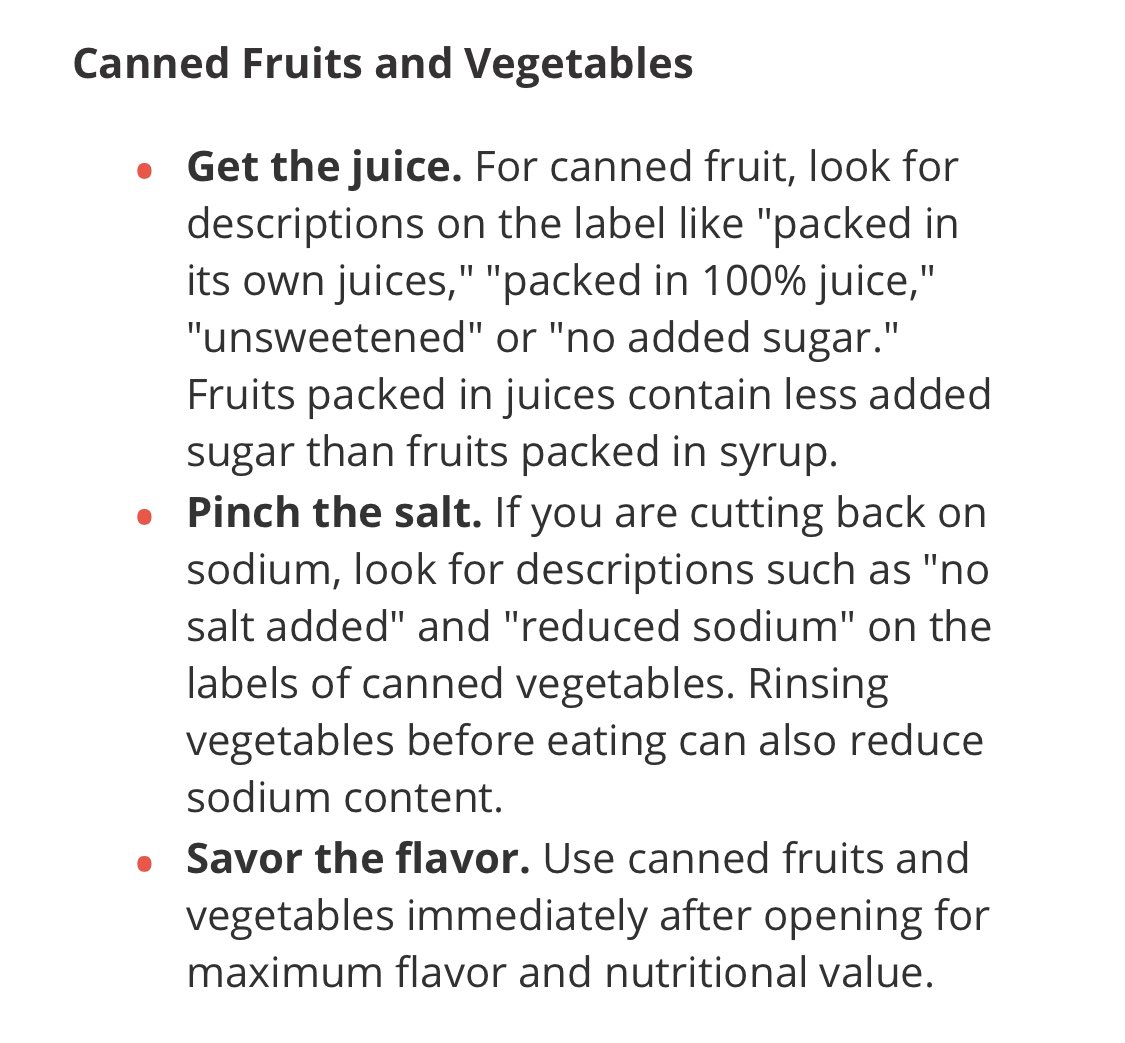 TeamHDI's tweet photo. Here are ideas for getting the most from your fruits and vegetables, no matter what form they take. 

Brought to you by @eatright 

#HealthyDevils https://t.co/g6H4ejGV1n