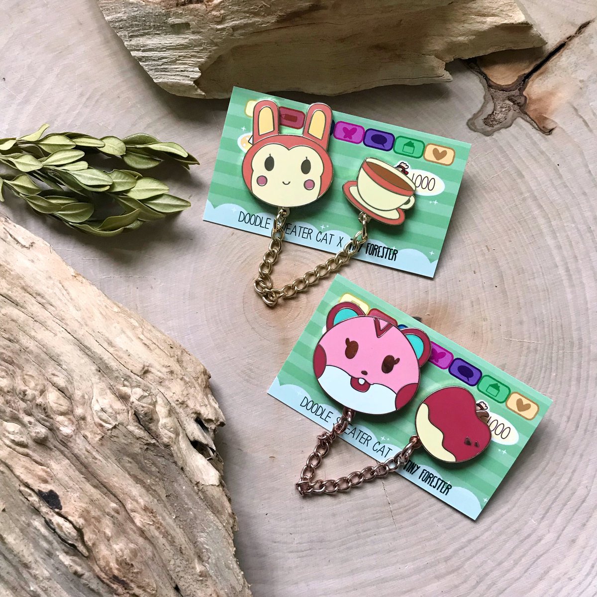 @arirxse Here’s some of my Animal Crossing art & pins! ✨ TinyForester.com