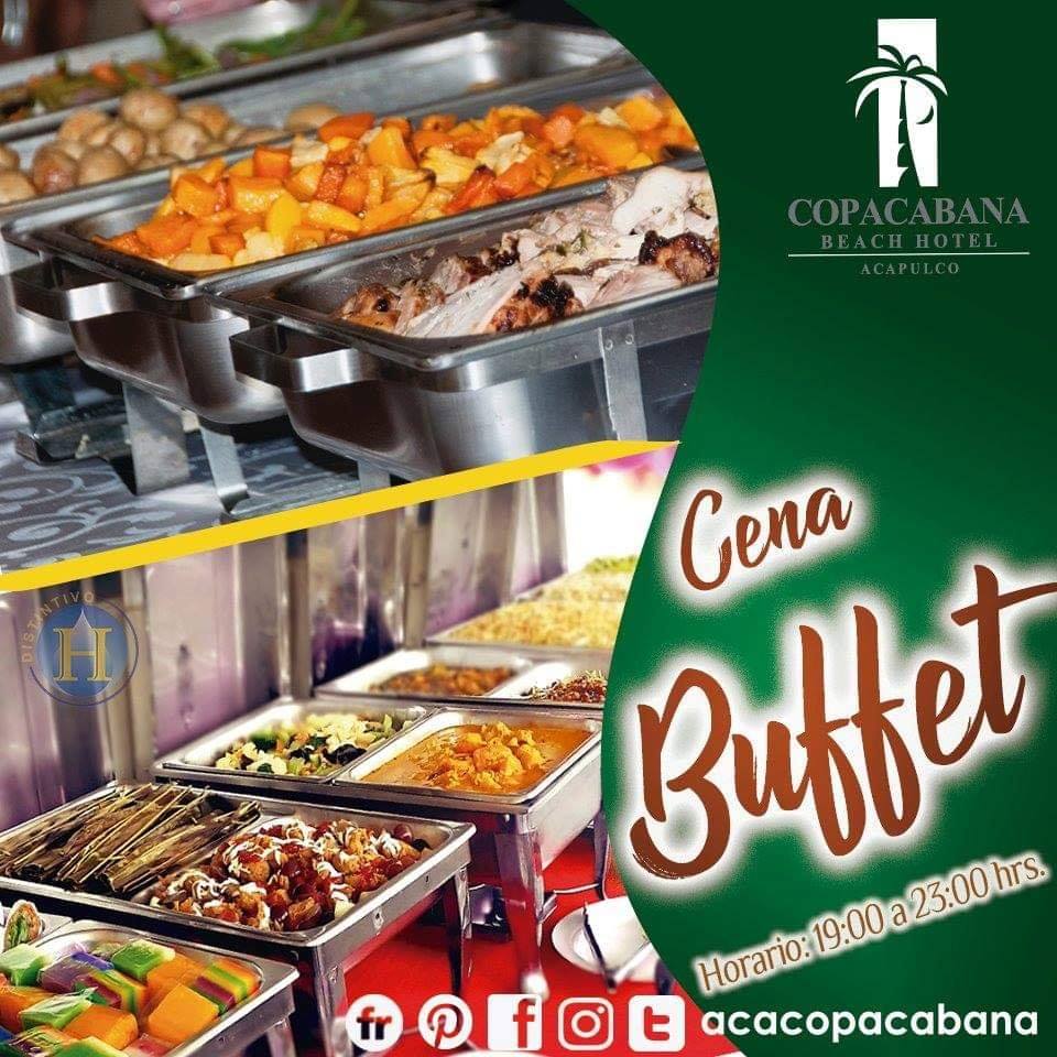 🔴 Que no se te pase...

Hoy en nuestro #HotelCopacabana, tenemos para ti un #Buffet con el sazón único de nuestros #Chefs #AlEstiloCopacabana. 
🍴¡Cena con nosotros!.
#FelízMiercoles